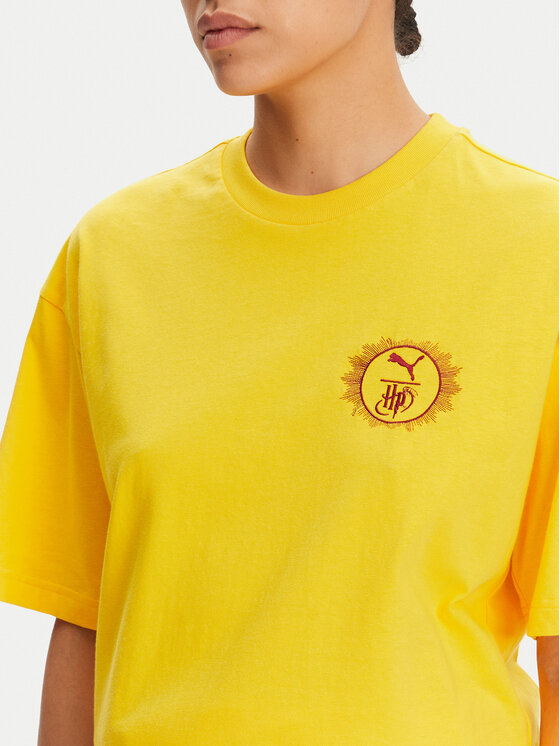 Puma Puma Póló Unisex Harry Potter 630092 Sárga Oversize