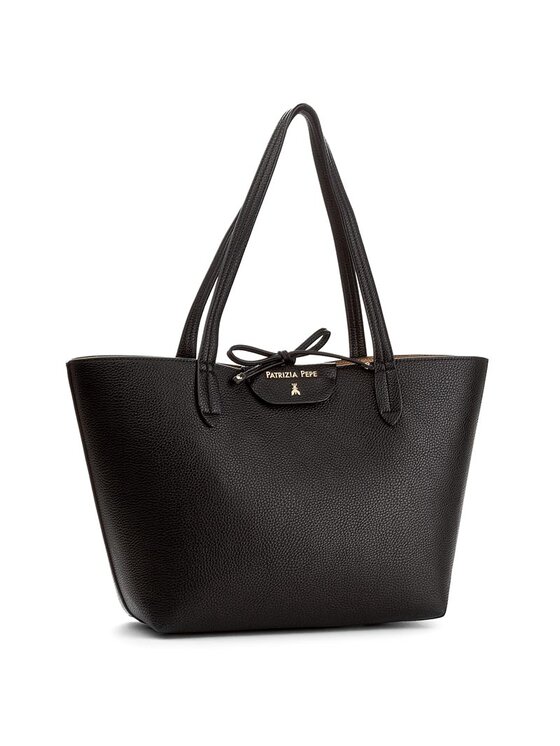 Patrizia Pepe Torebka Patrizia Pepe 2V5452/AV63-F1AR Black/Clear Beige