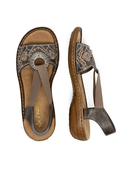 Rieker Sandali Rieker 608B9-45 Marrone