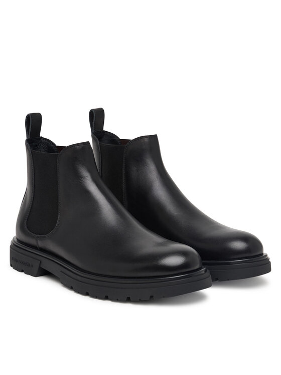 KARL LAGERFELD Μποτάκια με λάστιχο KARL LAGERFELD Koby Lug KL11836 Μαύρο
