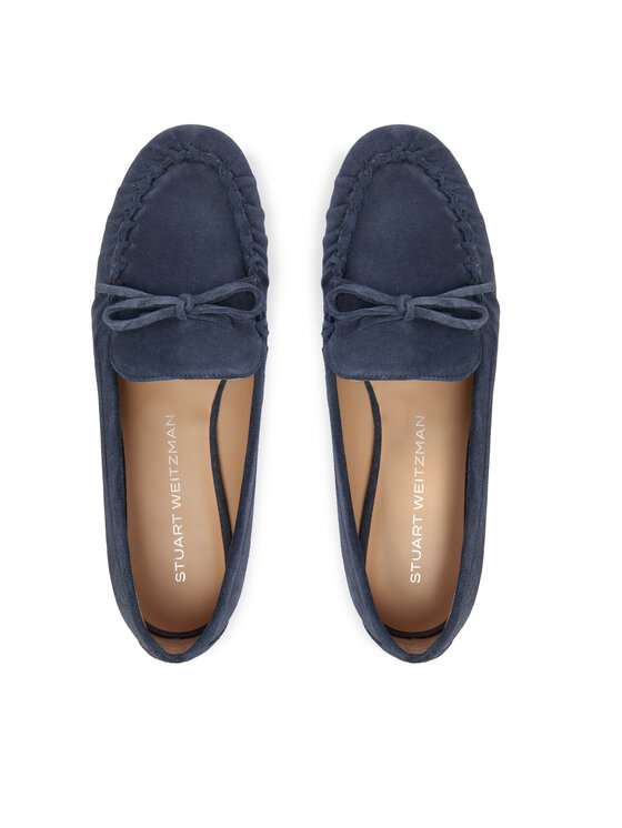 Stuart Weitzman Мокасини Stuart Weitzman Britt Bow SM414 Cиній