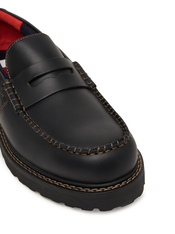 Tommy Jeans лоуфъри с дебела подметка Tommy Jeans Archive '01 Loafer EM0EM01710 Черен