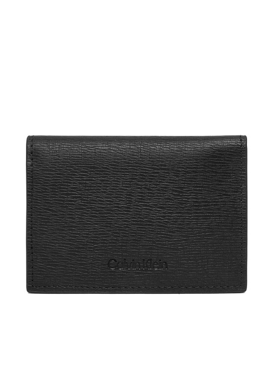 Calvin Klein Peňaženka Calvin Klein Saffiano Billfold W Card + Coin LV04D1074G Čierna
