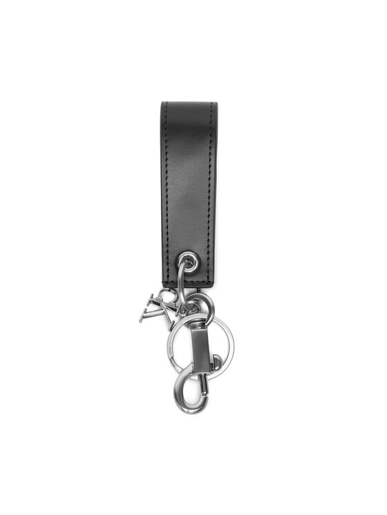 Calvin Klein Piekariņš Calvin Klein Bold Ck Logo Key Fob LV04D1151G Melns