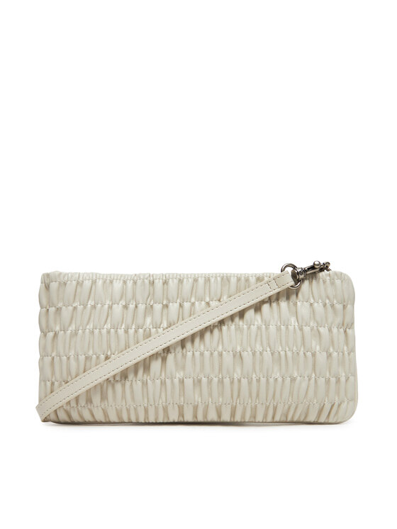 Calvin Klein Jeans Ročna torba Calvin Klein Jeans Rouched Zip Top Bag LV04K3090G Kremna