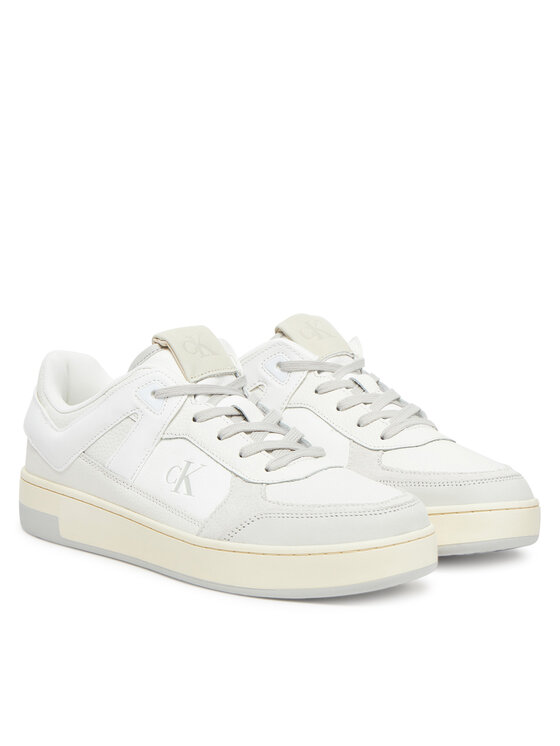Calvin Klein Jeans Superge Calvin Klein Jeans Basket Cup Low Laceup Lth Mix YM0YM01308 Bela