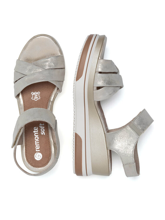 Remonte Sandály Remonte D1P51-90 Zlatá