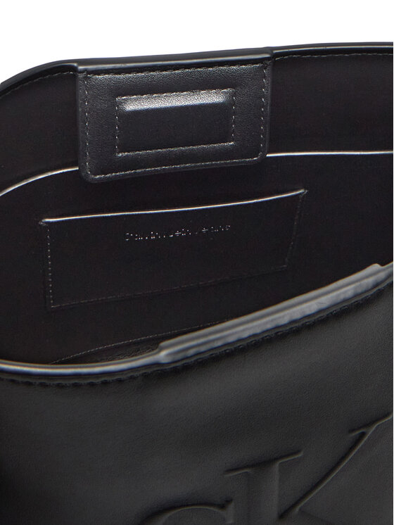 Calvin Klein Jeans Borsetta Calvin Klein Jeans Sculpted Chain Shoulder Bag LV04K3163G Nero