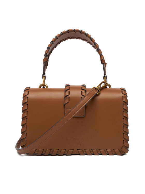 PINKO Soma PINKO Love One Mini Cl. AI 25-26 PLTT 100059 A2OR Brūns