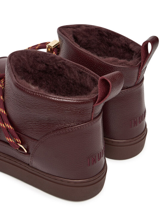 Inuikii Снігоходи Inuikii Full Leather Gloss 1001.001.0371 Бордовий