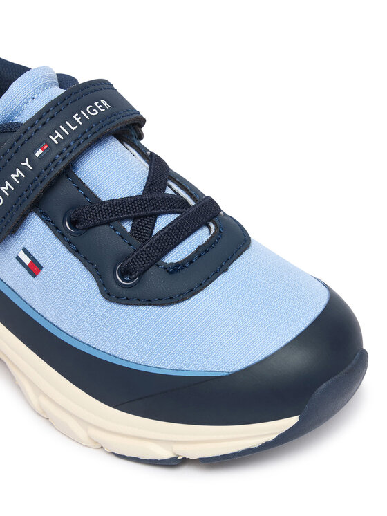 Tommy Hilfiger Сникърси Tommy Hilfiger Low Cut Lace-Up/Velcro Sneaker T1X9-35260-1844 M Син