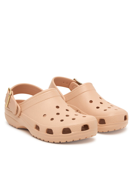 Crocs Шльопанці Crocs Classic Metallic Buckle Clog 213543 Рожевий