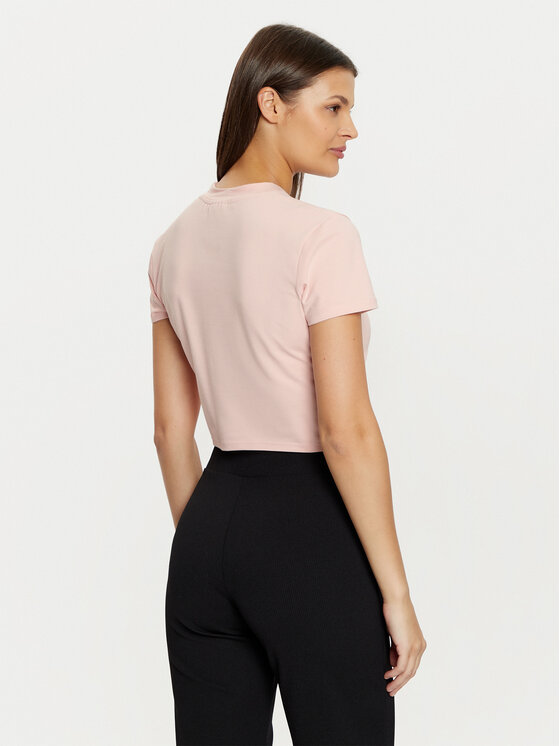 Guess Guess Футболка V4YI20 KCDH1 Рожевий Boxy Fit