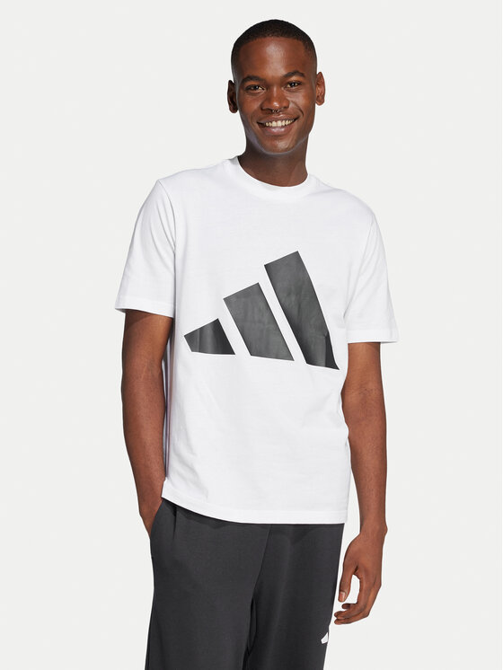 adidas adidas Футболка Essentials Big Logo JE8943 Білий Regular Fit