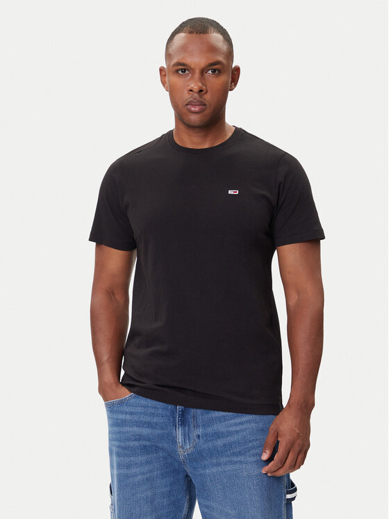 Tommy Jeans Tommy Jeans Camiseta Tjm Classic DM0DM09598 Negro Regular Fit