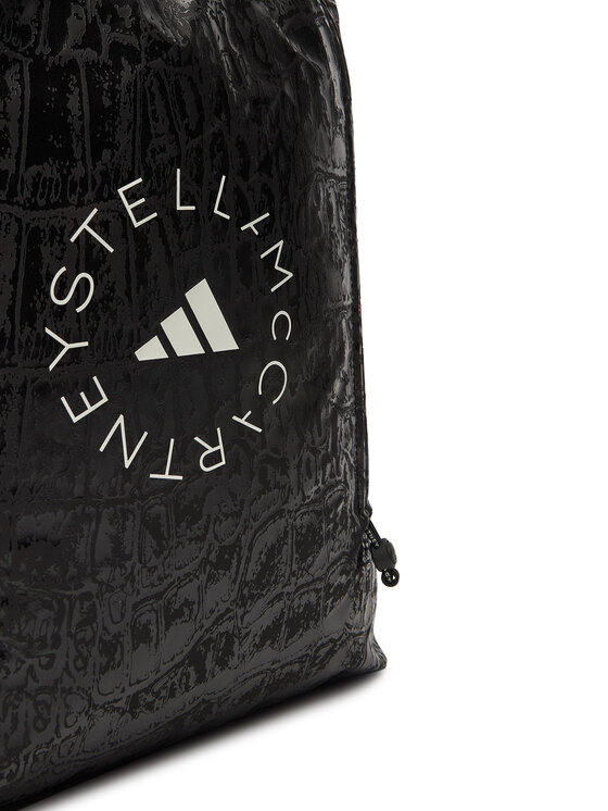 adidas by Stella McCartney Торба adidas by Stella McCartney Gymsack Croc AOP Shine JY4205 Черен