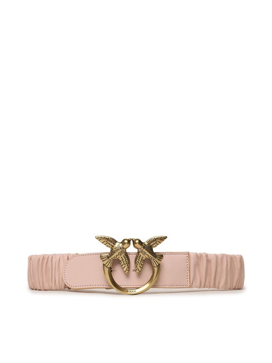 PINKO Curea de talie Pinko Love Ruffle H4 Belt 20231 PLT01 100824.A0F2 Roz