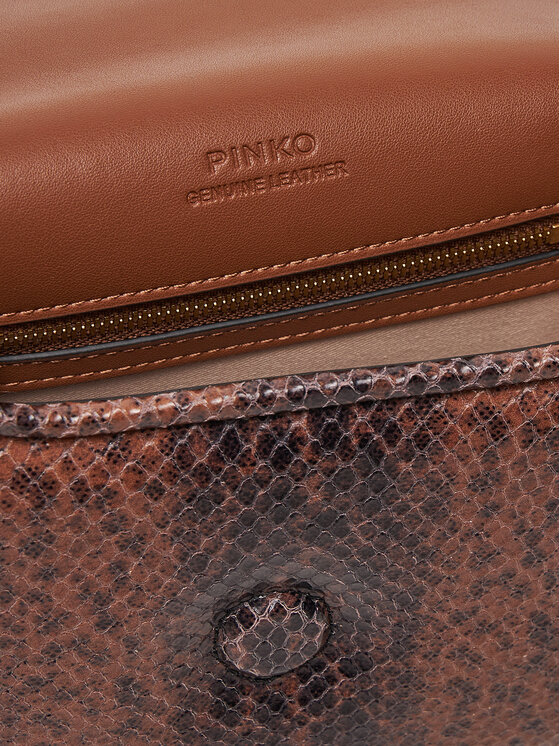 PINKO Τσάντα PINKO Love Box Bag Fl Mini PE 25 PLTT 104297 A2CH Καφέ
