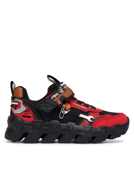 Skechers Sneakersy Skechers Mega-Flex Lite - Tuff Toolz 402130L/RDBK Czarny