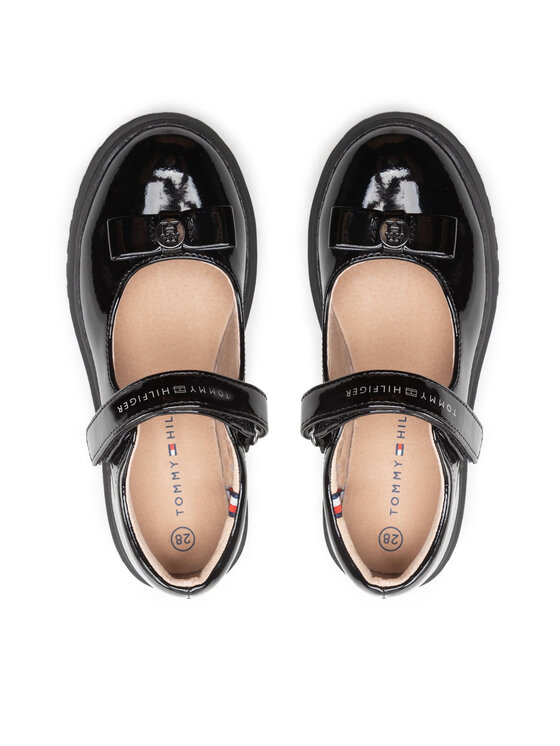 Tommy Hilfiger Pantofi Tommy Hilfiger Ballerina T3A3-32580-0774 M Negru