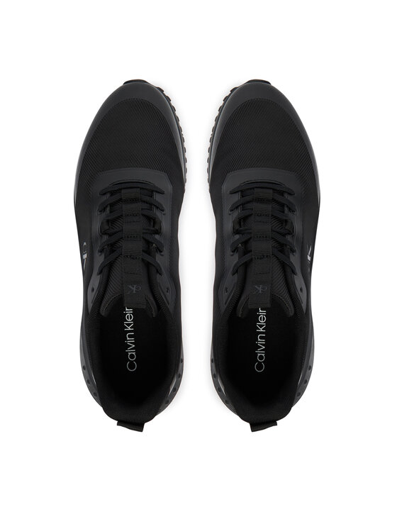 Calvin Klein Сникърси Calvin Klein Eva Runner Lace Up Mat Mix YM0YM01442 Черен