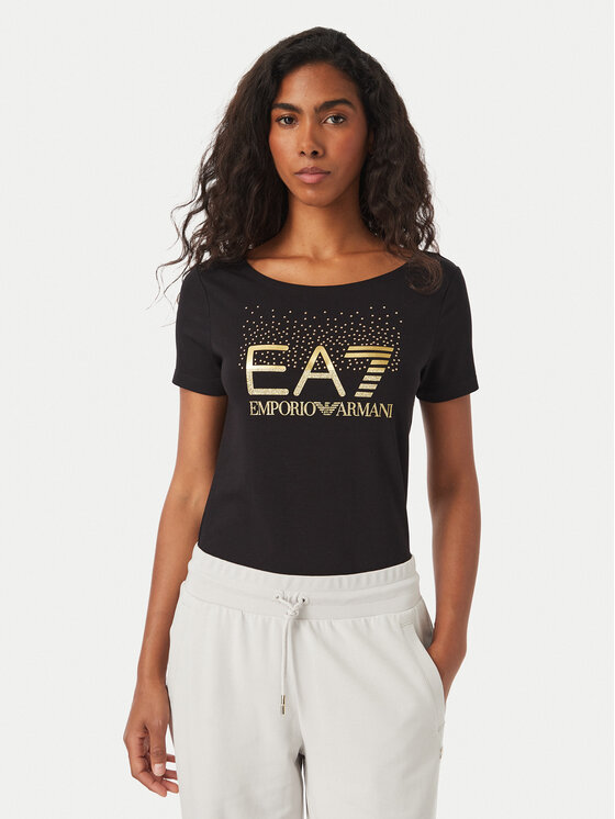 EA7 Emporio Armani EA7 Emporio Armani Camiseta 7W001444 AF10373 MC004 Negro Slim Fit