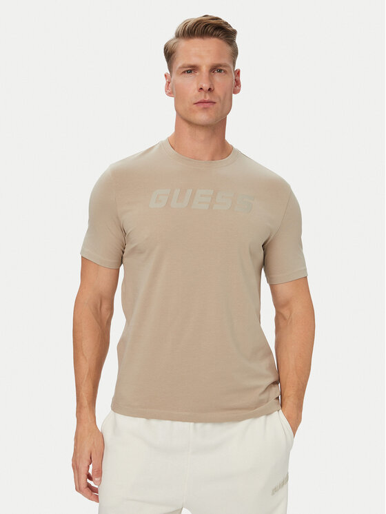 Guess Guess Camiseta Z6YI26 K5090 Beis Regular Fit