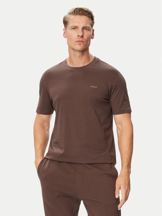 HUGO HUGO Camiseta Dero222 50466158 Marrón Regular Fit