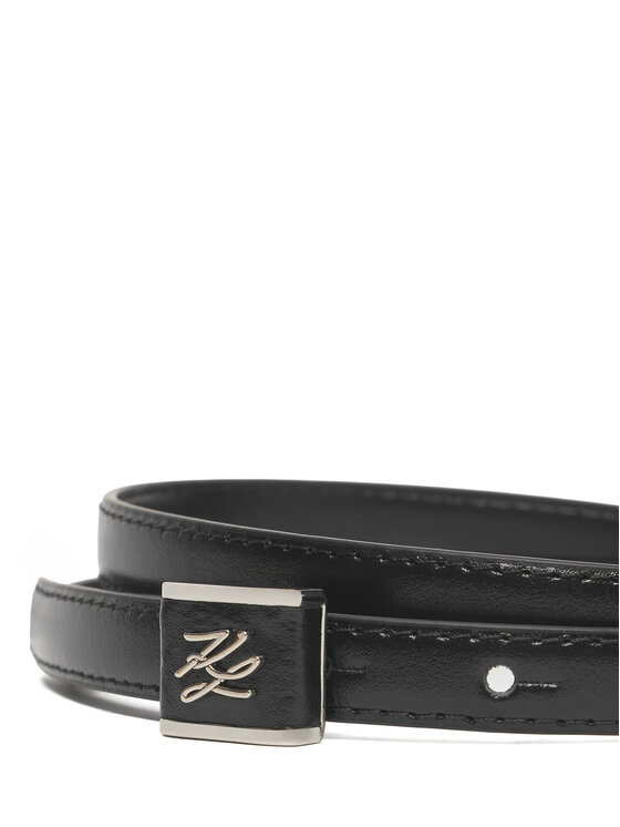 KARL LAGERFELD Ženski pas KARL LAGERFELD B1W33074 Črna