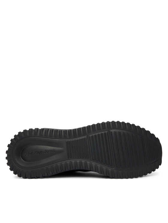 Calvin Klein Сникърси Calvin Klein Eva Runner Lace Up Mat Mix YM0YM01442 Черен