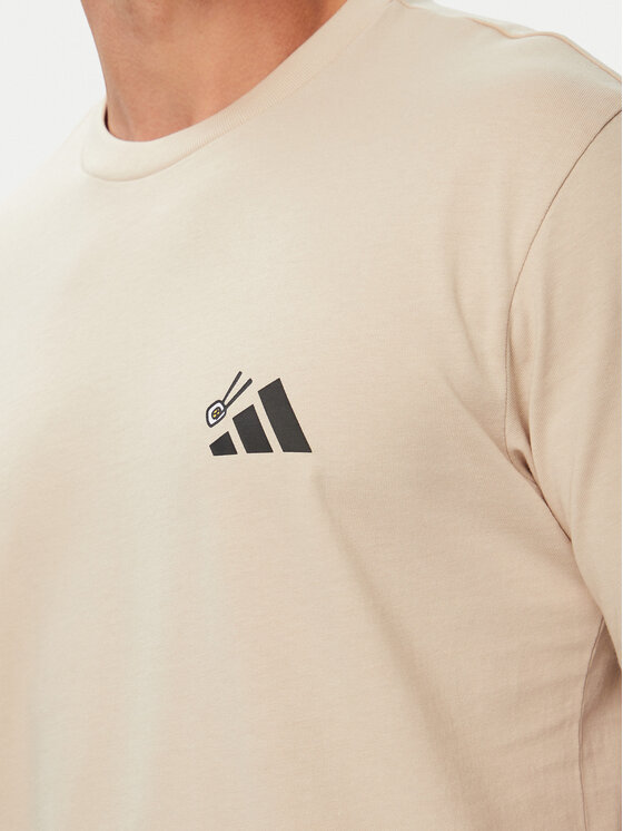 adidas adidas Camiseta Sushi Graphic KT9708 Beige claro Regular Fit