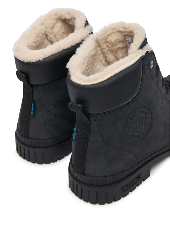 Palladium Trapper stila apavi Palladium Sp20 Cuff Lth Wp Wl 79067-008-M Melns