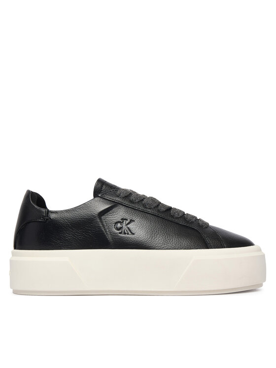 Calvin Klein Sneakers Calvin Klein Flatform Laceup Lth Wl HW0HW03229 Negru