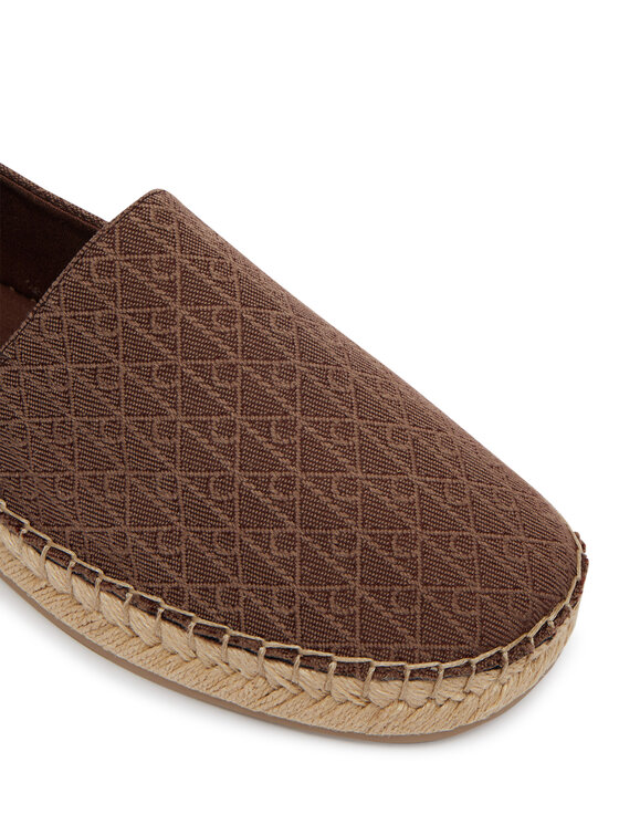 Calvin Klein Espadrilės Calvin Klein Oblique Espadrille Aop HW0HW02933 Ruda
