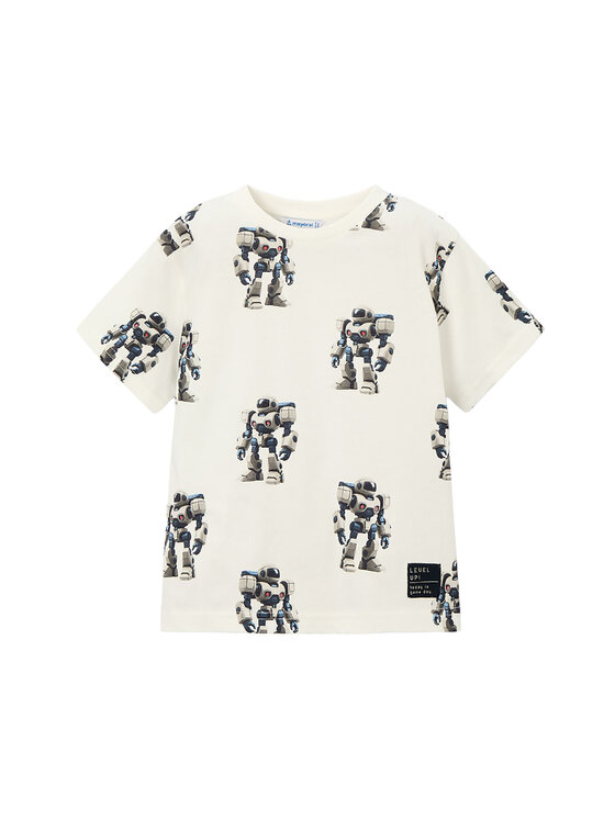 Mayoral Mayoral Camiseta 3068 Blanco Regular Fit