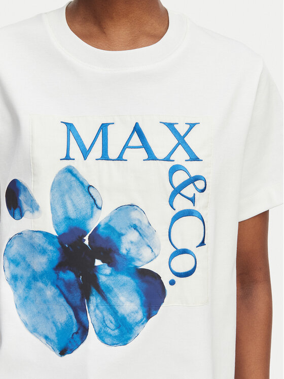 MAX&Co. MAX&Co. Camiseta 2616971034200 Blanco Regular Fit
