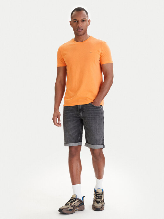 Tommy Jeans Tommy Jeans Camiseta DM0DM20363 Naranja Slim Fit