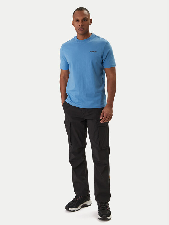 Napapijri Napapijri Camiseta Smallbox NP0A88TR Azul Regular Fit
