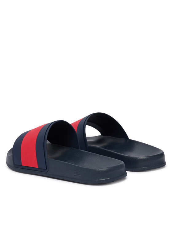 Tommy Hilfiger Papucs Tommy Hilfiger Core Hilfiger Flag Pool Slide FM0FM05798 Kék