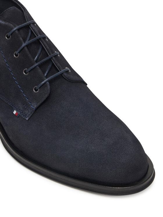 Tommy Hilfiger Kotníková obuv Tommy Hilfiger Corporate FM0FM05579 Tmavomodrá
