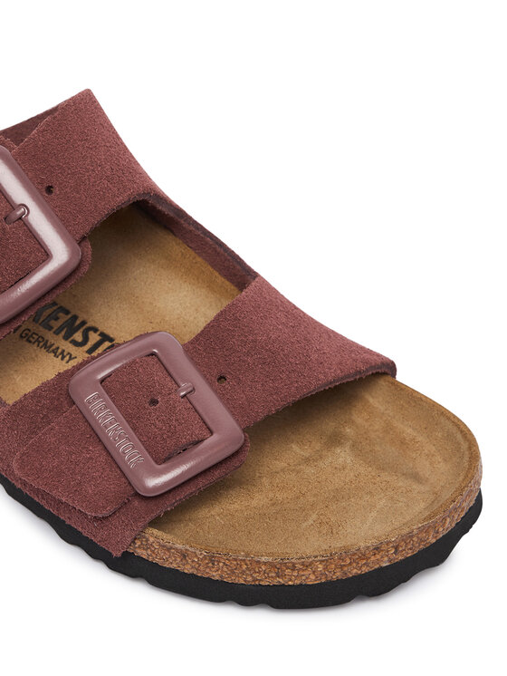 Birkenstock Klapki Birkenstock Arizona Cushion Buckle 1033103 Różowy ciemny