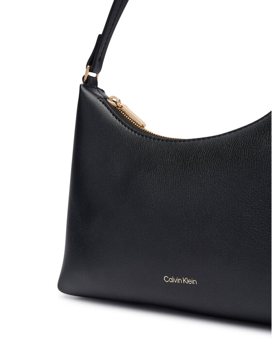 Calvin Klein Torebka Calvin Klein Foil Logo Small Shoulder Bag LV04F3890G Czarny