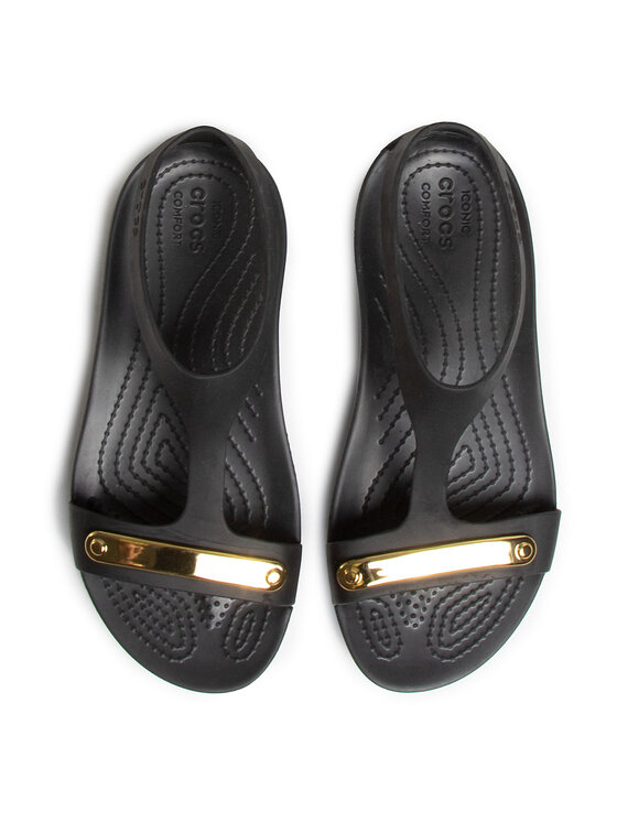 Crocs Sandale Crocs Serena Metallic Bar Sdl W 206421 Negru