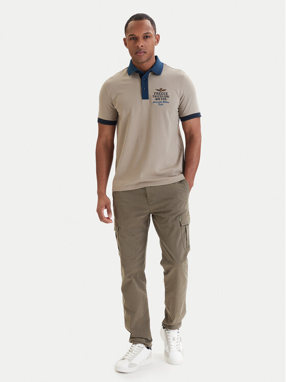 Aeronautica Militare Aeronautica Militare Polo 261PO1908UP00191 Beis Slim Fit