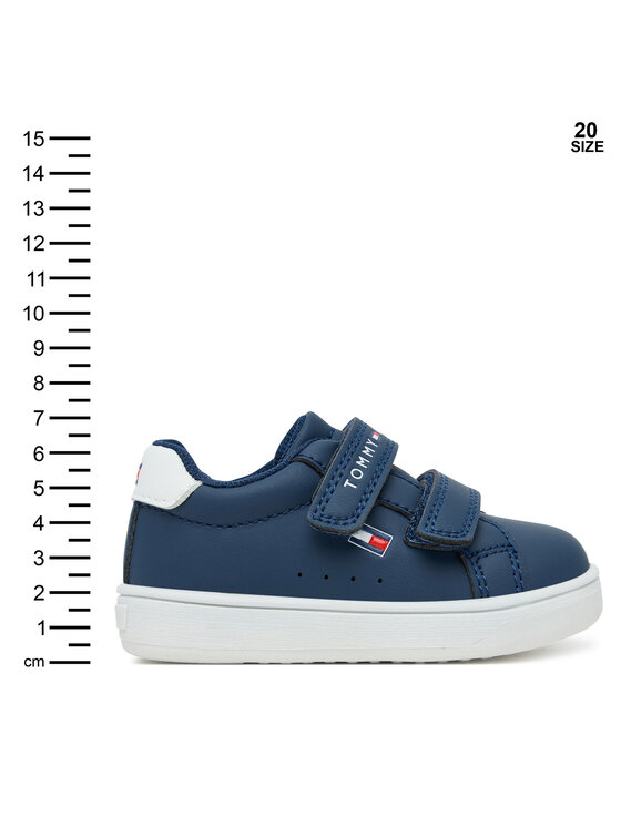Tommy Hilfiger Sportcipők Tommy Hilfiger Low Cut Velcro Sneaker T1X9-34062-1355 M Sötétkék