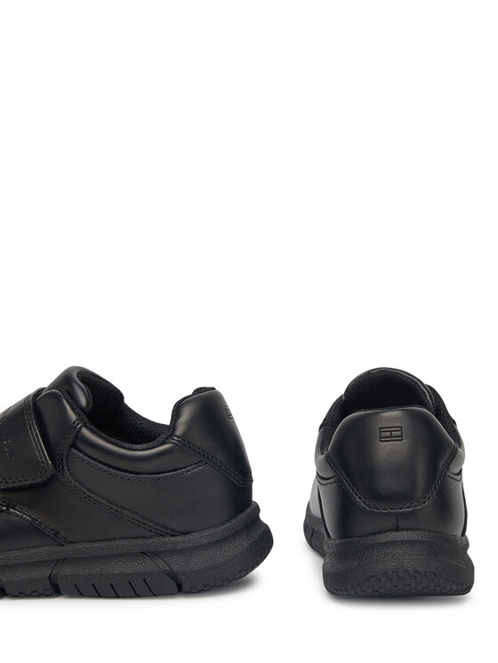 Tommy Hilfiger Pusbačiai Tommy Hilfiger Low Cut Velcro Shoe T3B4-33176-1355 M Juoda
