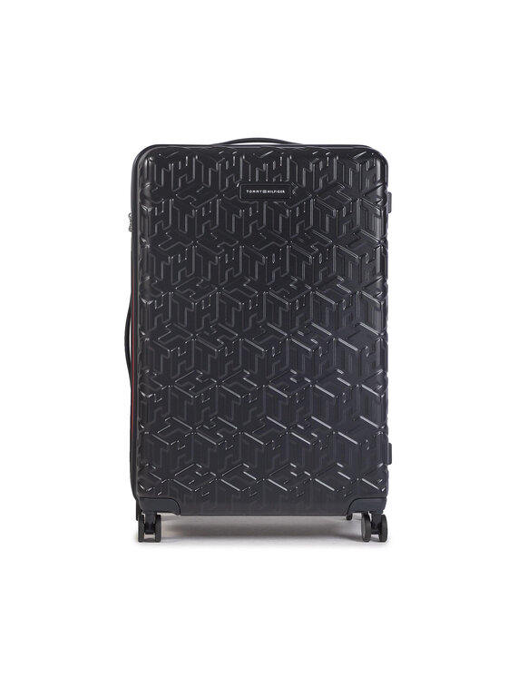 Tommy Hilfiger Veľký kufor Tommy Hilfiger Monogram Case 28 AU0AU01065 Tmavomodrá