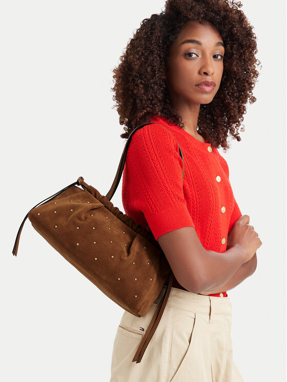 Tommy Hilfiger Torebka Tommy Hilfiger AW0AW19202 Brązowy