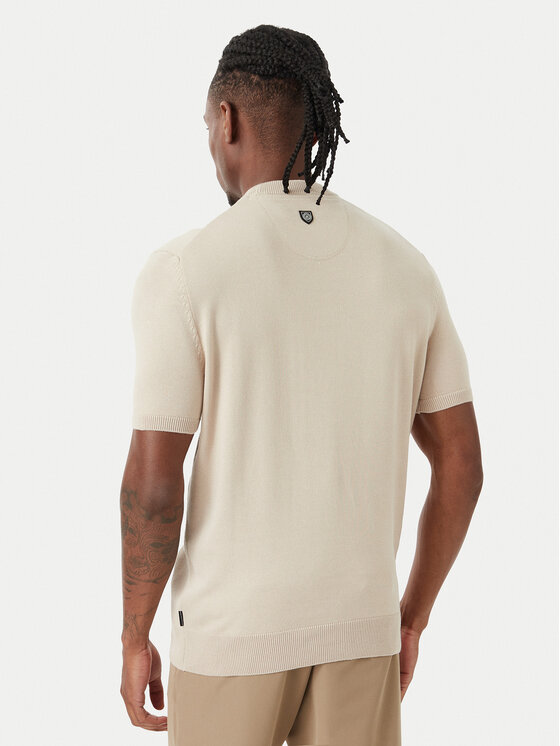 Beverly Hills Polo Club Beverly Hills Polo Club Camiseta M7611-HR Beige claro Regular Fit