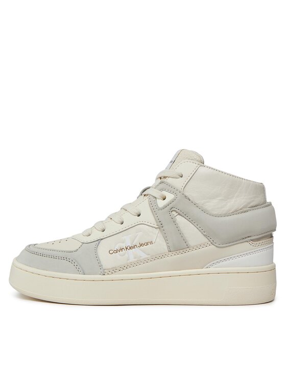 Calvin Klein Jeans Sneakers Calvin Klein Jeans Basket Cupsole High Mix Ml Fad YW0YW01300 Beige